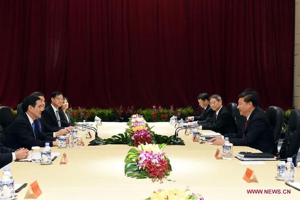 SINGAPORE-CHINA-XI JINPING-MA YING-JEOU-MEETING